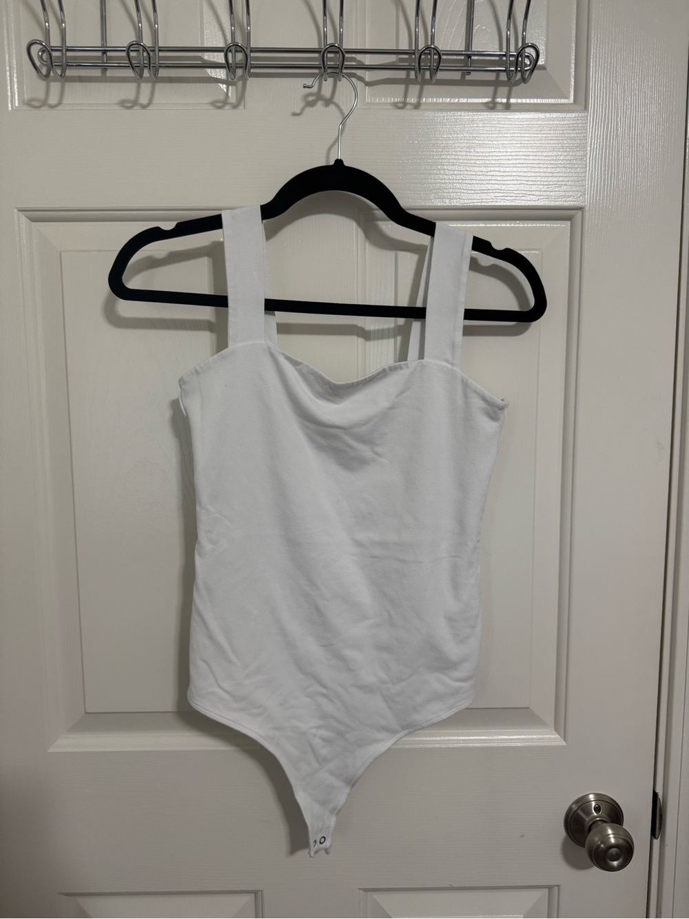 Abercrombie & Fitch White Kids One-Piece Bodysuit with Wide Straps